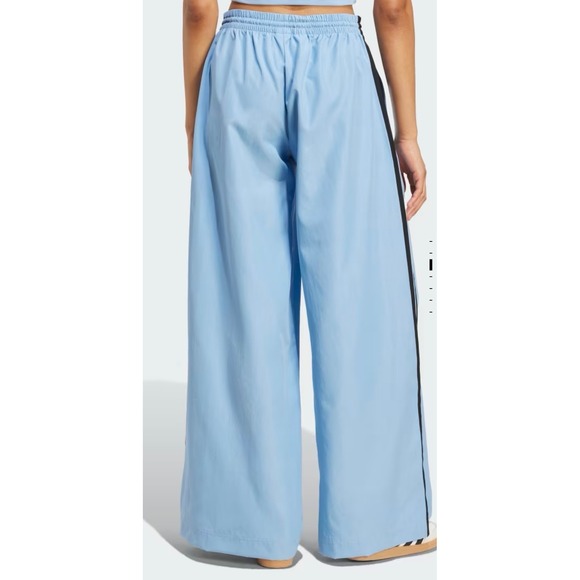 ADIDAS Originals Women Medium  Adicolor Firebird Oversized Track Pants Ash Blue - Picture 7 of 8